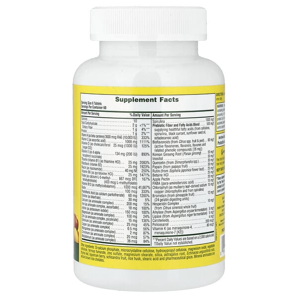 Alternative view of NaturesPlus, Source of Life®, Original Mini-Tabs, Multivitamin & Mineral Supplement, 360 Tablets