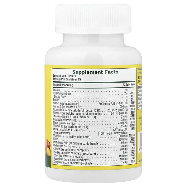 Alternative view of NaturesPlus, Source of Life®, Original Mini-Tabs, Multivitamin & Mineral Supplement, 90 Tablets