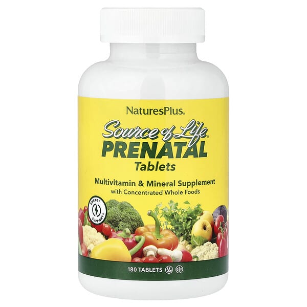 NaturesPlus, Source of Life®, Prenatal, 180 Tablets