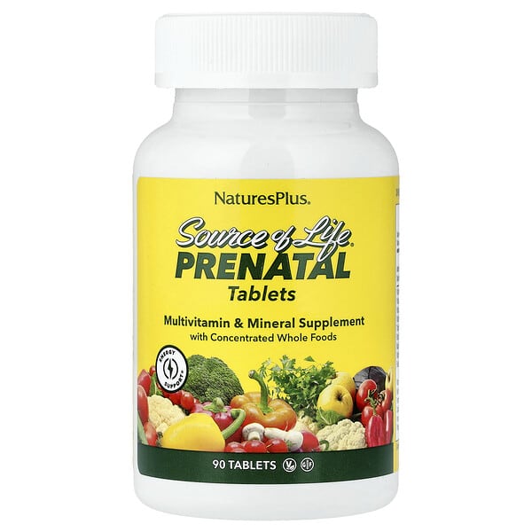 NaturesPlus, Source of Life®, Prenatal, 90 Tablets