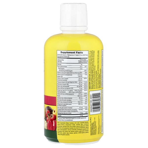 Alternative view of NaturesPlus, Source of Life®, Prenatal Liquid, Tropical Fruit, 30 fl oz (887.10 ml)