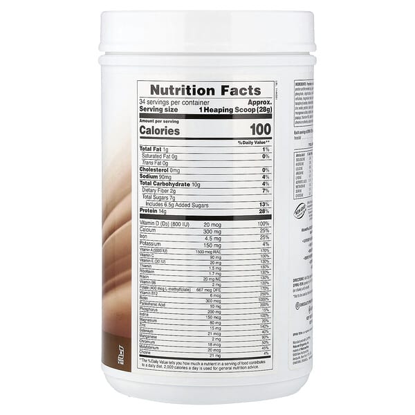 Alternative view of NaturesPlus, Spiru-Tein®, Protein Powder Meal, Chocolate, 2.1 lbs (952 g)