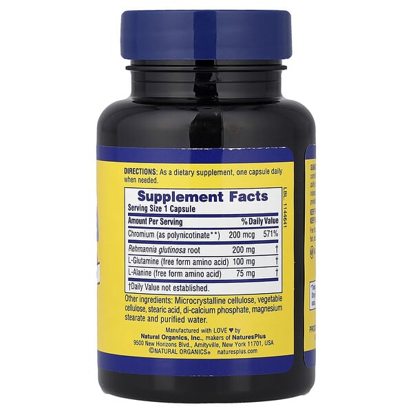 Alternative view of NaturesPlus, Sugar Control® with ChromeMate®, 60 Capsules