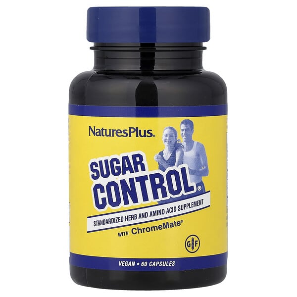NaturesPlus, Sugar Control® with ChromeMate®, 60 Capsules