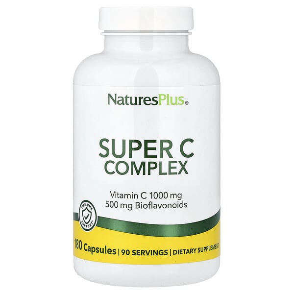NaturesPlus, Super C Complex, 180 Capsules