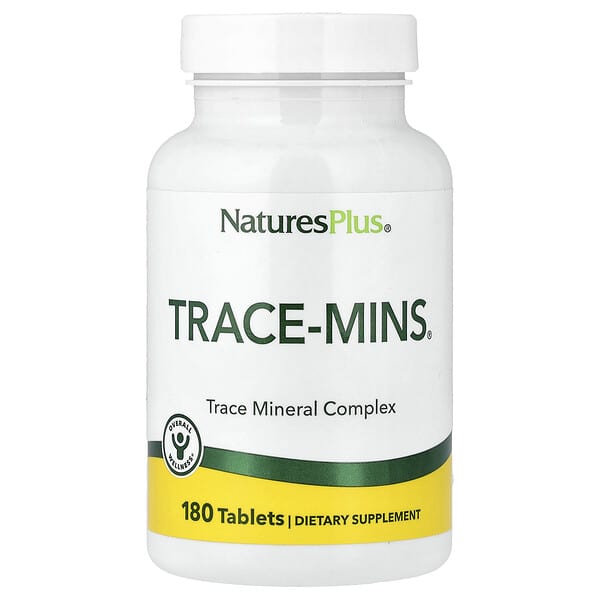 NaturesPlus, Trace-Mins®, Trace Mineral Complex, 180 Tablets