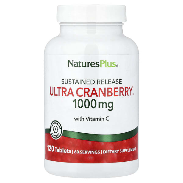 NaturesPlus, Ultra Cranberry™, Sustained Release  , 120 Tablets