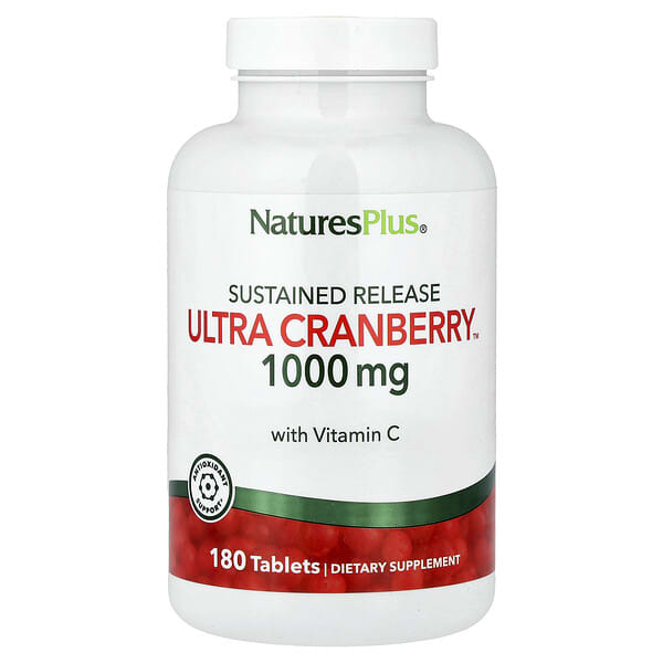 NaturesPlus, Ultra Cranberry™, Sustained Release, 180 Tablets