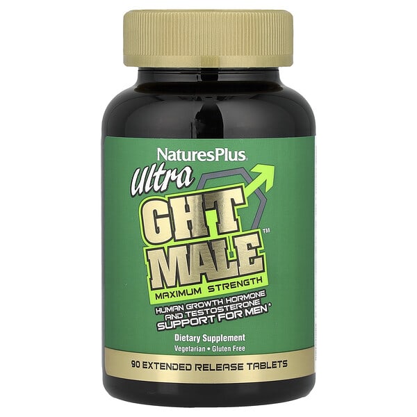 NaturesPlus, Ultra GHT Male™, 90 Extended Release Tablets