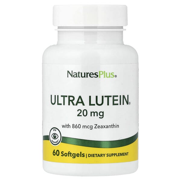 NaturesPlus, Ultra Lutein® , 20 mg, 60 Softgels
