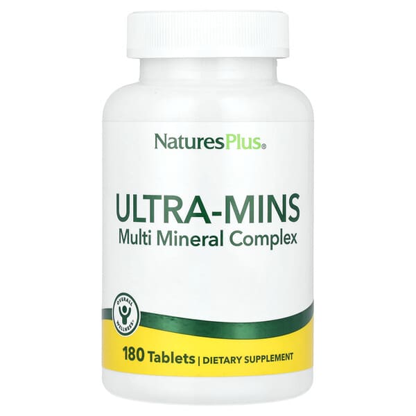 NaturesPlus, Ultra-Mins, Multiple Mineral Complex , 180 Tablets