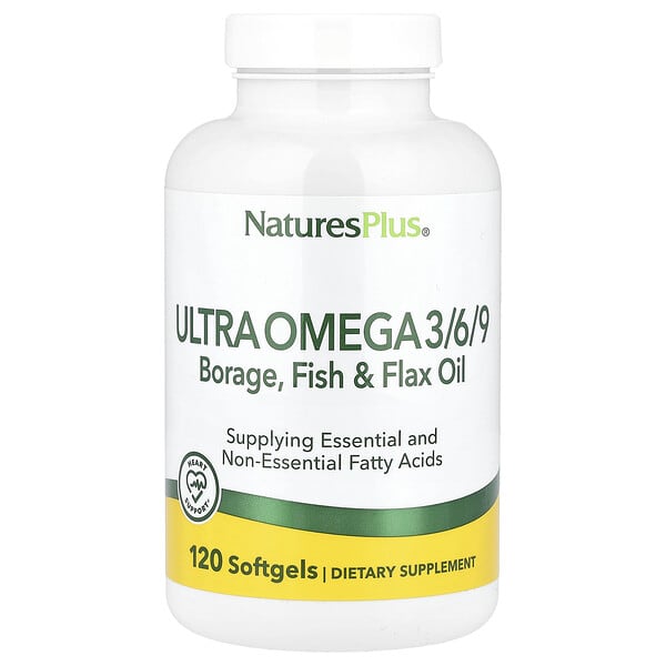NaturesPlus, Ultra Omega 3/6/9, 120 Softgels