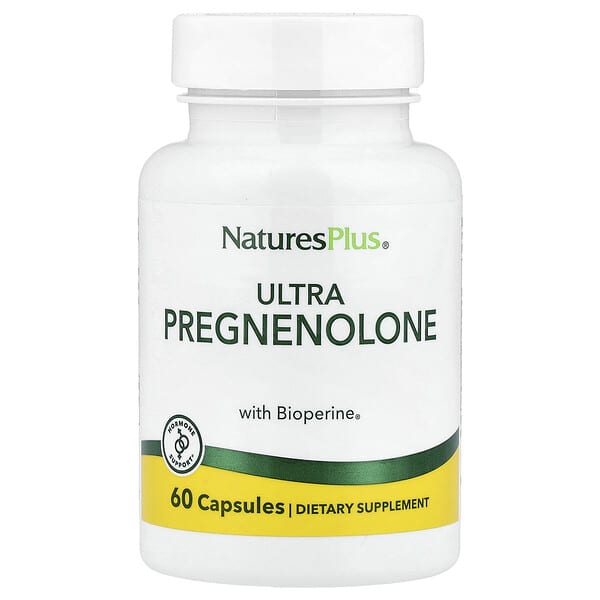 NaturesPlus, Ultra Pregnenolone with Bioperine®, 60 Capsules