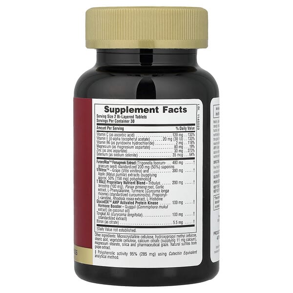 Alternative view of NaturesPlus, Ultra T-Male®, Testosterone Boost for Men, Maximum Strength, 60 Bi-Layered Tablets