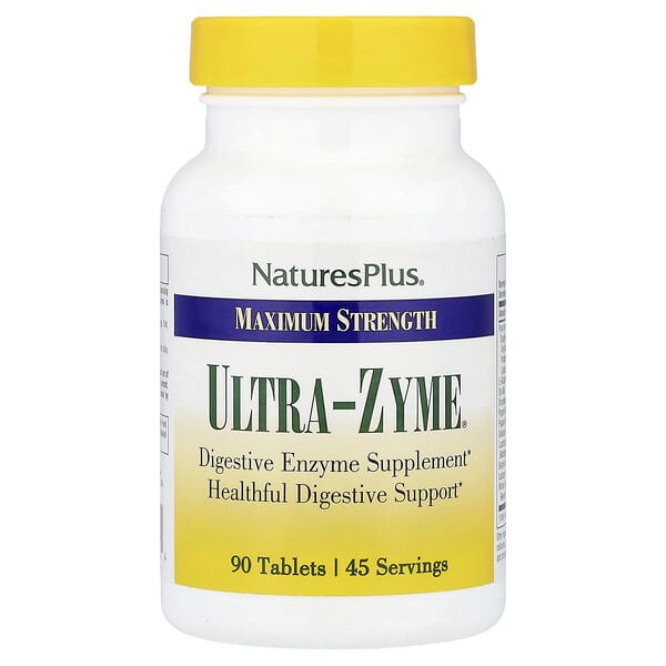 NaturesPlus, Ultra-Zyme®, Maximum Strength, 90 Tablets