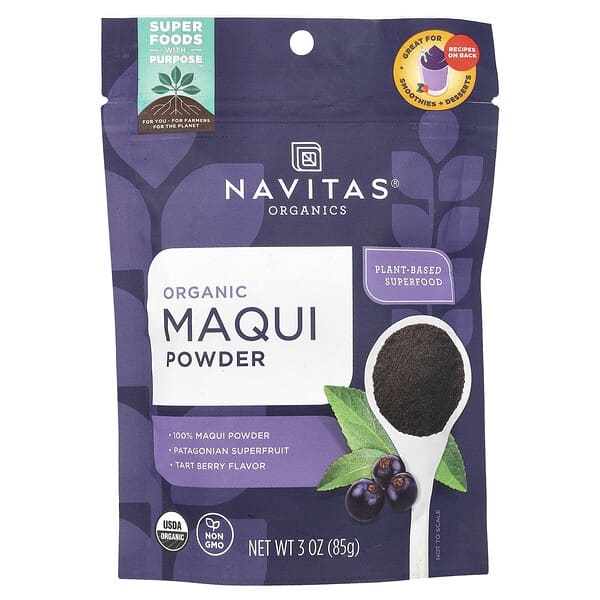Navitas Organics, Organic Maqui Powder, 3 oz (85 g) 2 Navitas Organics, Organic Maqui Powder, 3 oz (85 g)