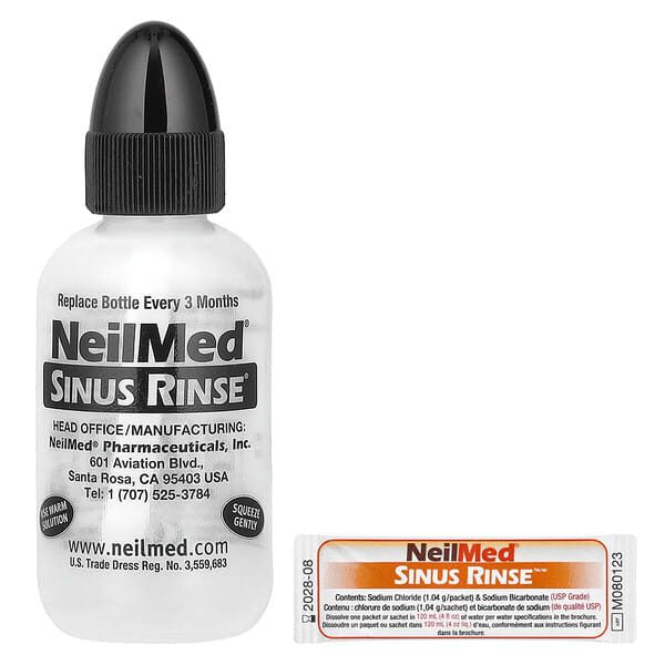 Alternative view of NeilMed, Kids, Sinus Rinse®, Ages 2+, 1 Squeeze Bottle, 60 Premixed Packets