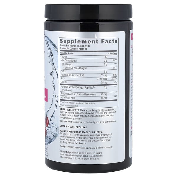 Alternative view of NeoCell, Collagen Beauty Infusion Drink Mix, Cranberry Cocktail, 11.6 oz (330 g)