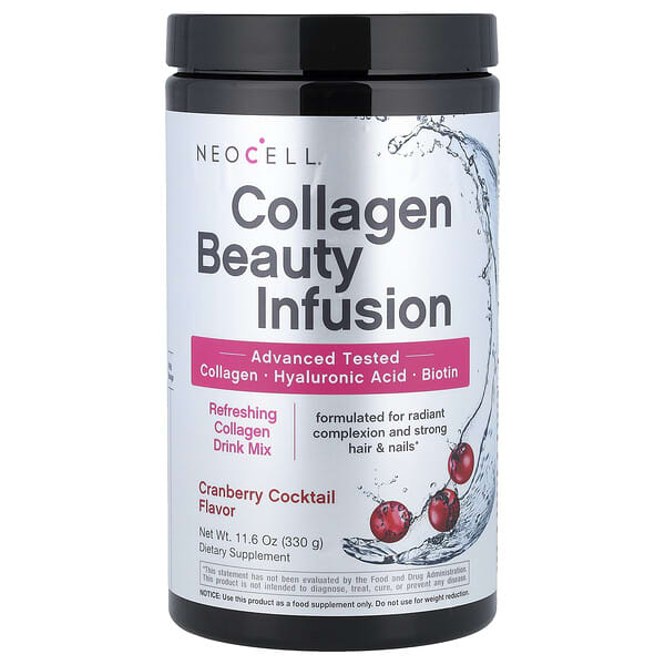 NeoCell, Collagen Beauty Infusion Drink Mix, Cranberry Cocktail, 11.6 oz (330 g)