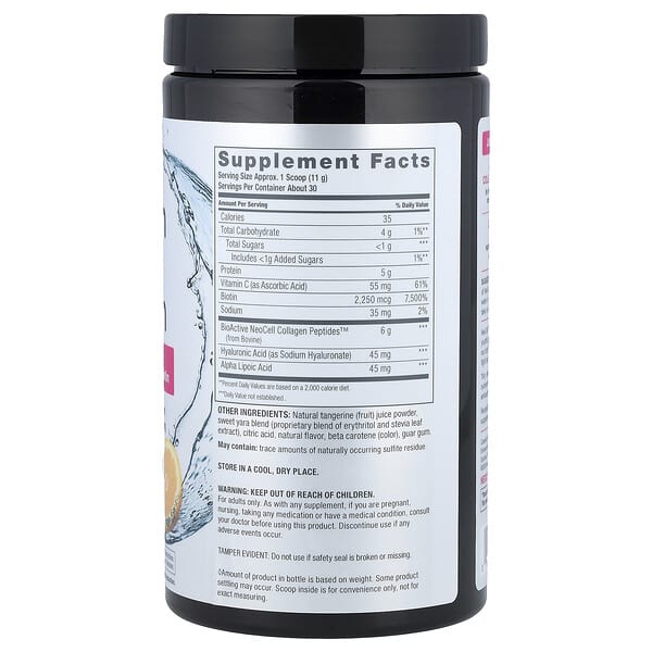 Alternative view of NeoCell, Collagen Beauty Infusion Drink Mix, Tangerine Twist, 11.6 oz (330 g)
