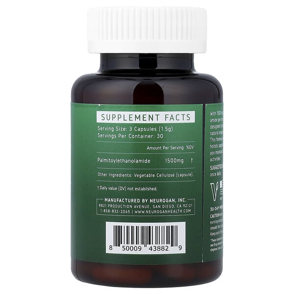 Alternative view of Neurogan Health, Pea Pro, 90 Capsules (500 mg per Capsule)