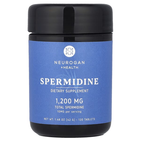 Neurogan Health, Spermidine, 10 mg, 120 Tablets, 1.48 oz (42 g) 3 Neurogan Health, Spermidine, 10 mg, 120 Tablets, 1.48 oz (42 g)