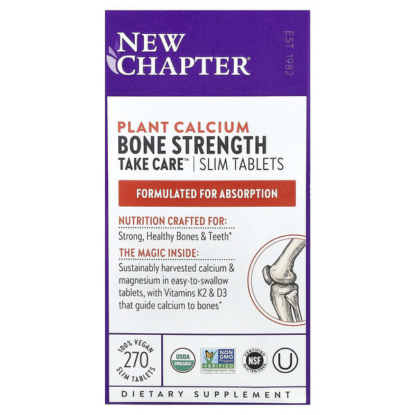 New Chapter, Bone Strength Take Care™, 270 Vegetarian Slim Tablets