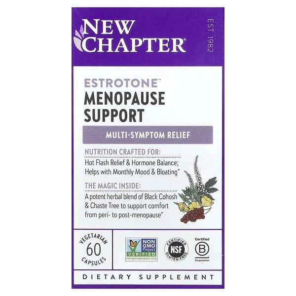 New Chapter, Estrotone™, 60 Vegetarian Capsules