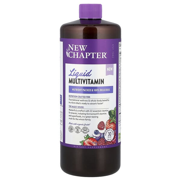 New Chapter, Liquid Multivitamin, Mixed Berry, 30 fl oz (887 ml)