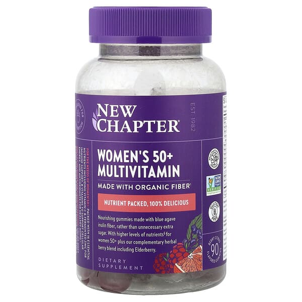 New Chapter, Women's 50+ Multivitamin Gummies, Berry Citrus, 90 Gummies