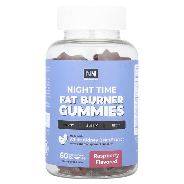 Nobi Nutrition, Night Time Fat Burner Gummies, Raspberry, 60 Pectin Based Gummies 3 Nobi Nutrition, Night Time Fat Burner Gummies, Raspberry, 60 Pectin Based Gummies