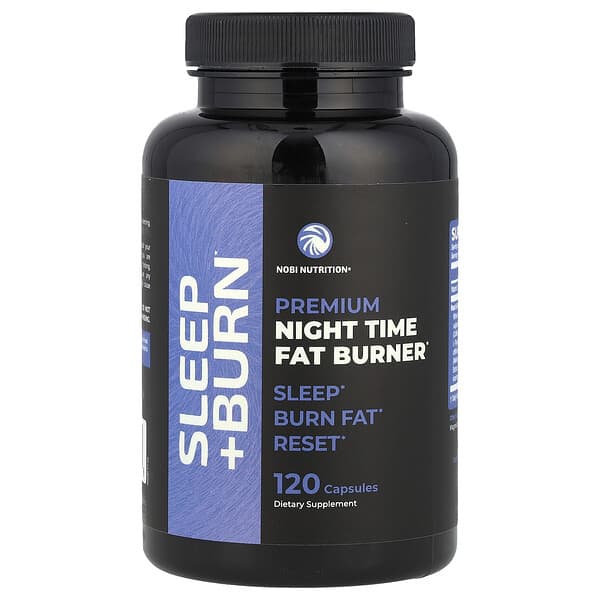 Nobi Nutrition, Premium Night Time Fat Burner, 120 Capsules
