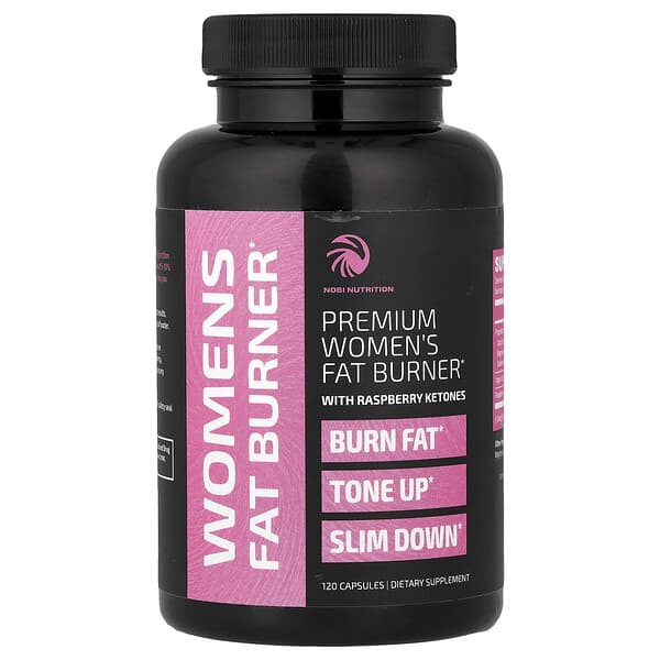 Nobi Nutrition, Premium Women's Fat Burner With Raspberry Ketones, 120 Capsules
