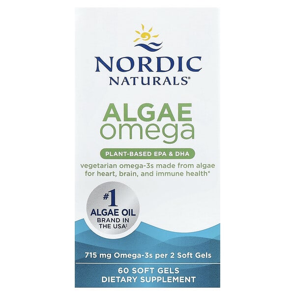 Nordic Naturals, Algae Omega, 60 Soft Gels (357.5 mg per Soft Gel)