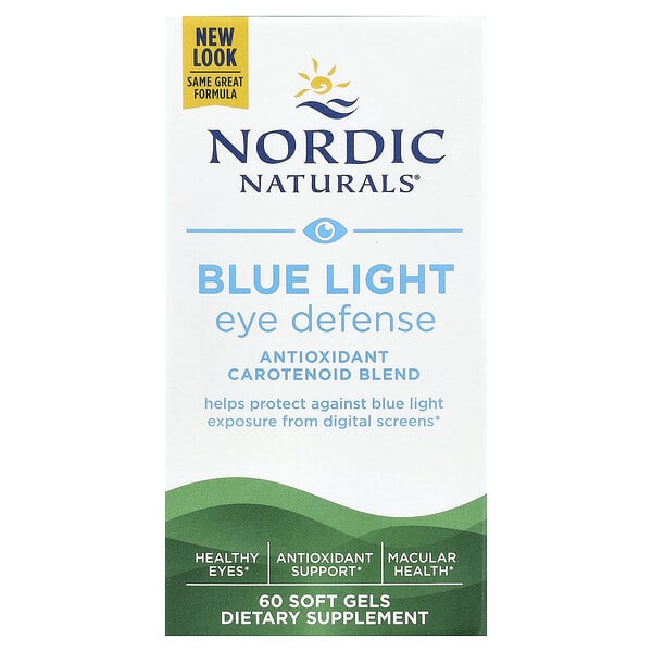 Nordic Naturals, Blue Light Eye Defense, 60 Softgels