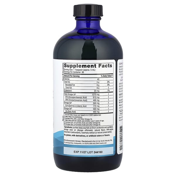 Alternative view of Nordic Naturals, Complete Omega™, Lemon, 16 fl oz (473 ml)