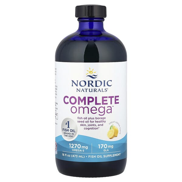 Nordic Naturals, Complete Omega™, Lemon, 16 fl oz (473 ml)