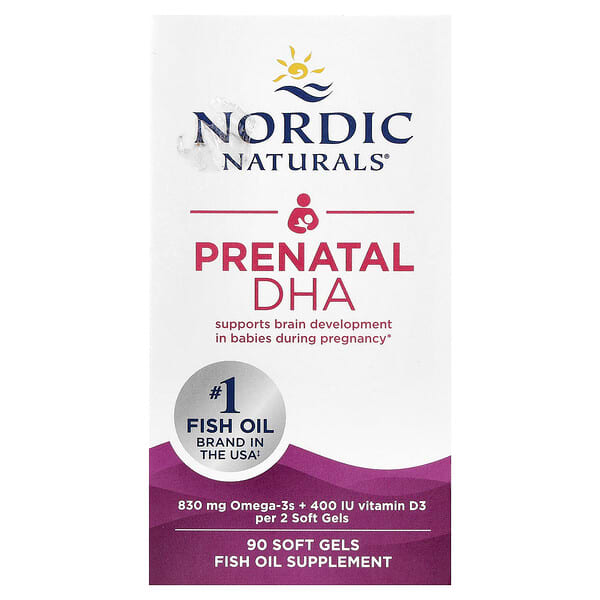 Nordic Naturals, Prenatal DHA, 90 Soft Gels