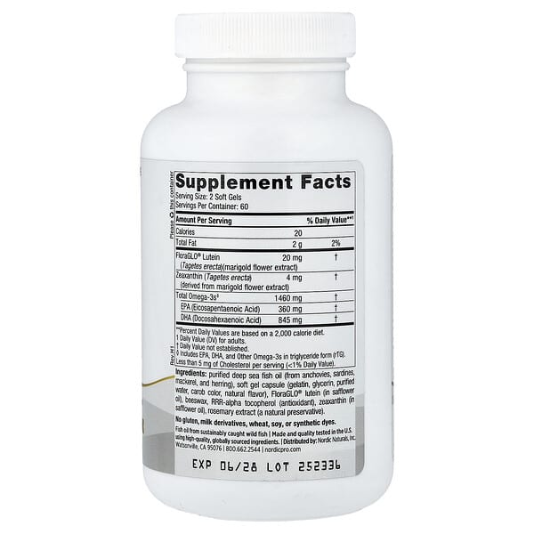 Alternative view of Nordic Naturals, ProDHA Eye®, 120 Soft Gels