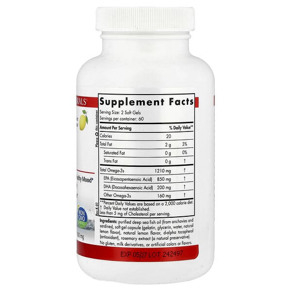 Alternative view of Nordic Naturals, ProEPA™, Lemon, 120 Softgels