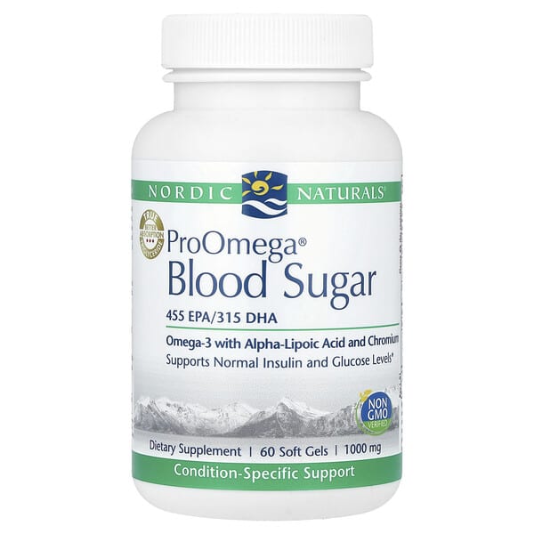 Nordic Naturals, ProOmega® Blood Sugar, 60 Softgels