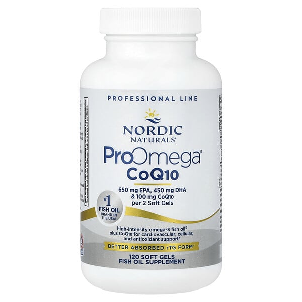 Nordic Naturals, ProOmega® CoQ10, 120 Soft Gels