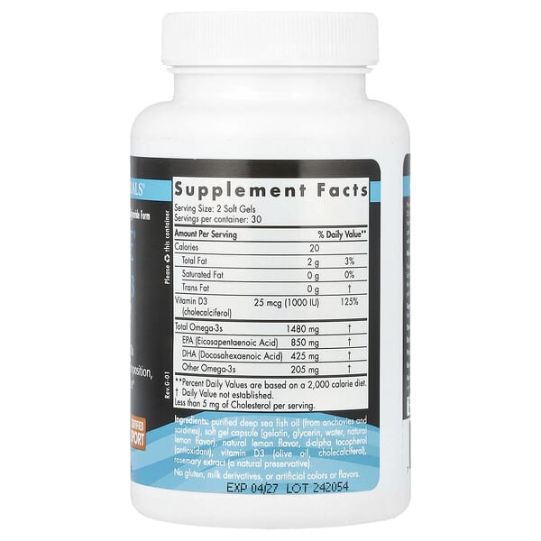 Alternative view of Nordic Naturals, Ultimate Omega®-D3, Sport, 60 Soft Gels