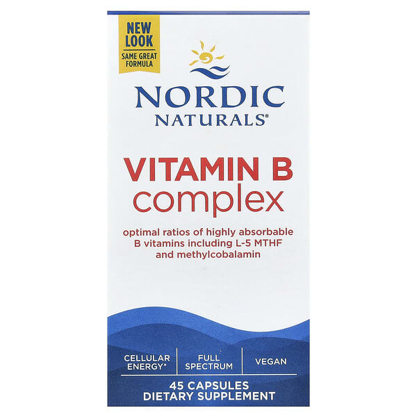 Nordic Naturals, Vitamin B Complex, 45 Capsules