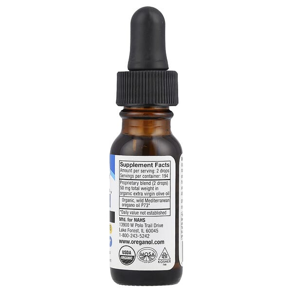 Alternative view of North American Herb & Spice, Oreganol™, Super Strength, 0.45 fl oz (13.5 ml)