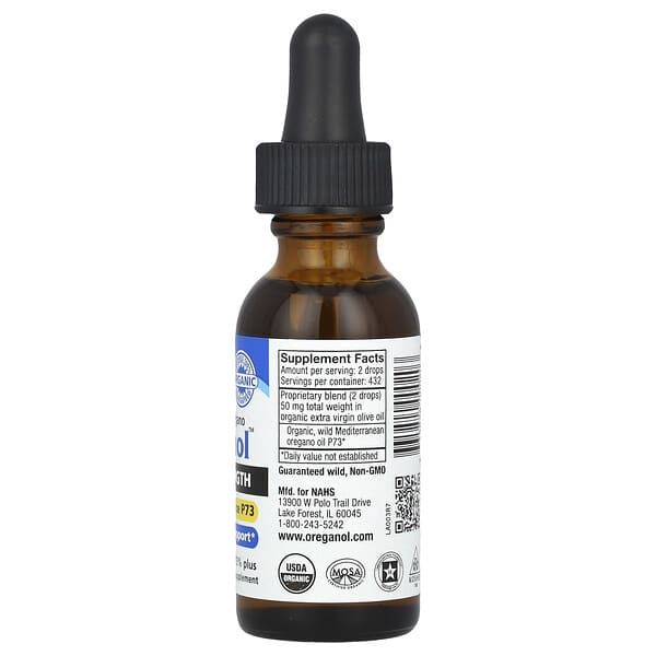 Alternative view of North American Herb & Spice, Oreganol™, Super Strength, 1 fl oz (30 ml)