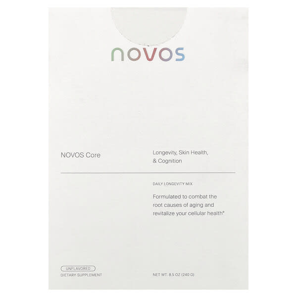 NOVOS, Novos Core, Unflavored, 30 Packets, 0.28 oz (8 g) Each