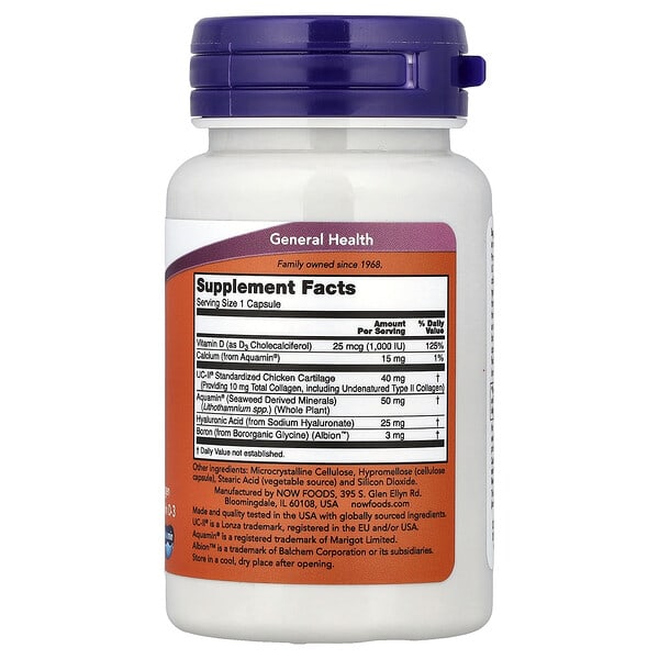 Alternative view of NOW Foods, Advanced UC-II® Joint Relief, 60 Capsules