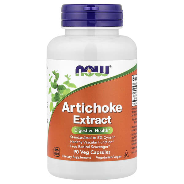 NOW Foods, Artichoke Extract, 90 Veg Capsules (450 mg per Capsule)