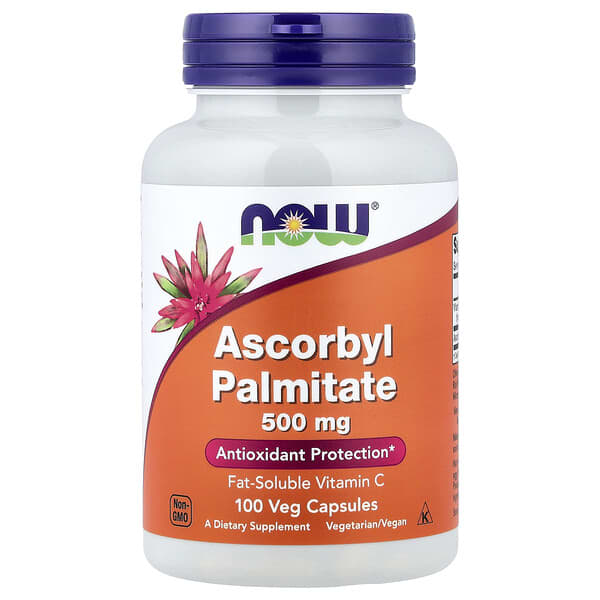 NOW Foods, Ascorbyl Palmitate, 500 mg, 100 Veg Capsules